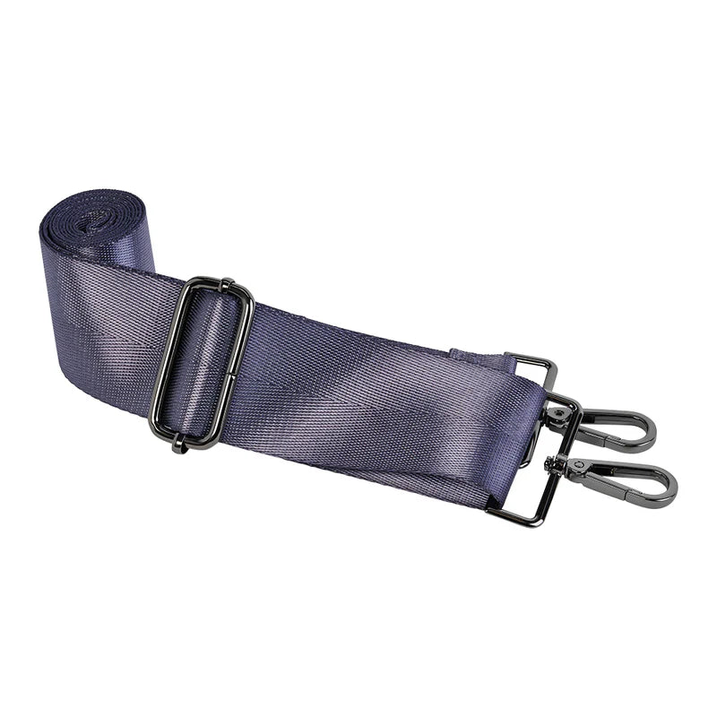Glossy Hydrobag by WanderFull in Pewter with Solid Strap