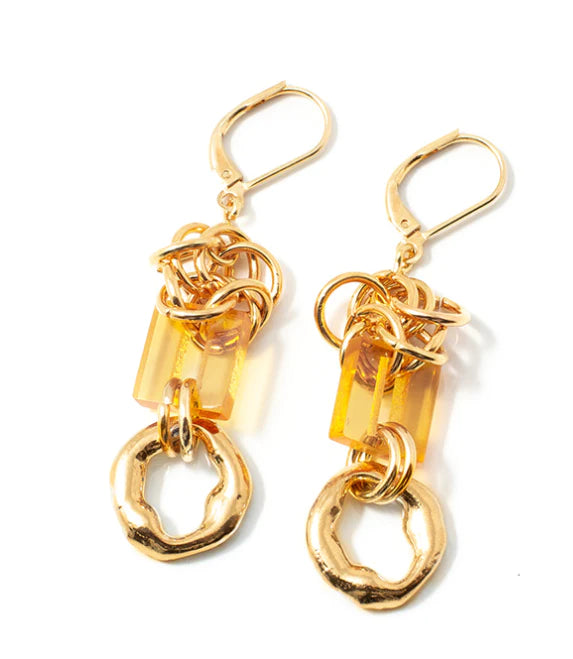Jellico Earring by Anne-Marie Chagnon in Tango