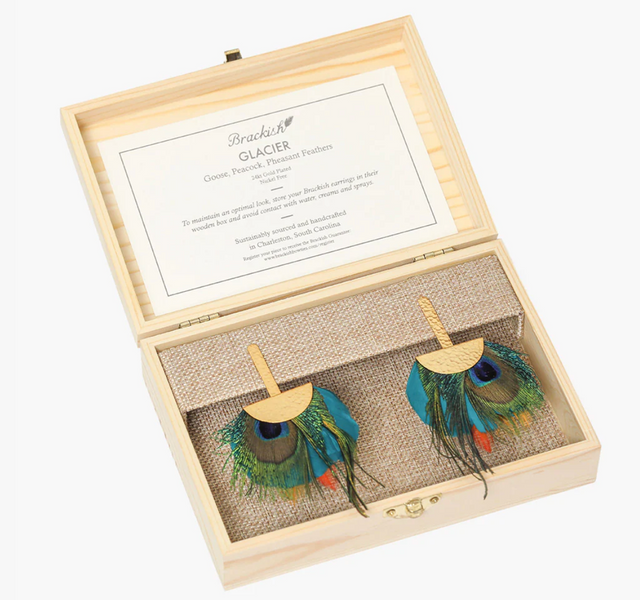 Glacier Grecian Earring by Brackish