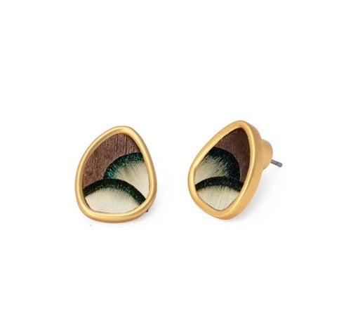 Christine Organic Stud Earring by Brackish