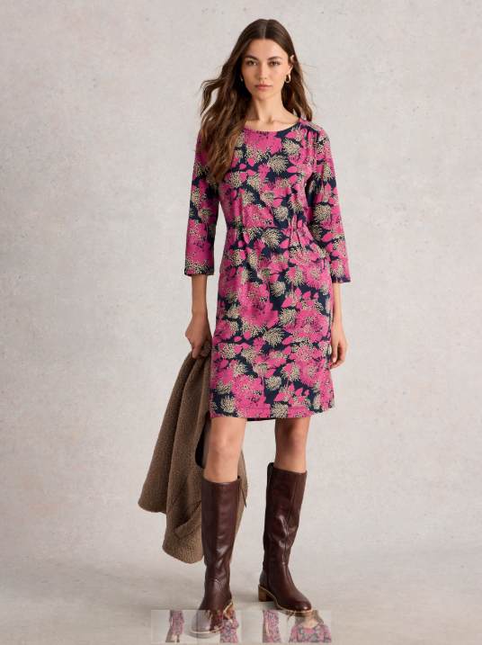 Tallie Jersey Dress by White Stuff in Pink