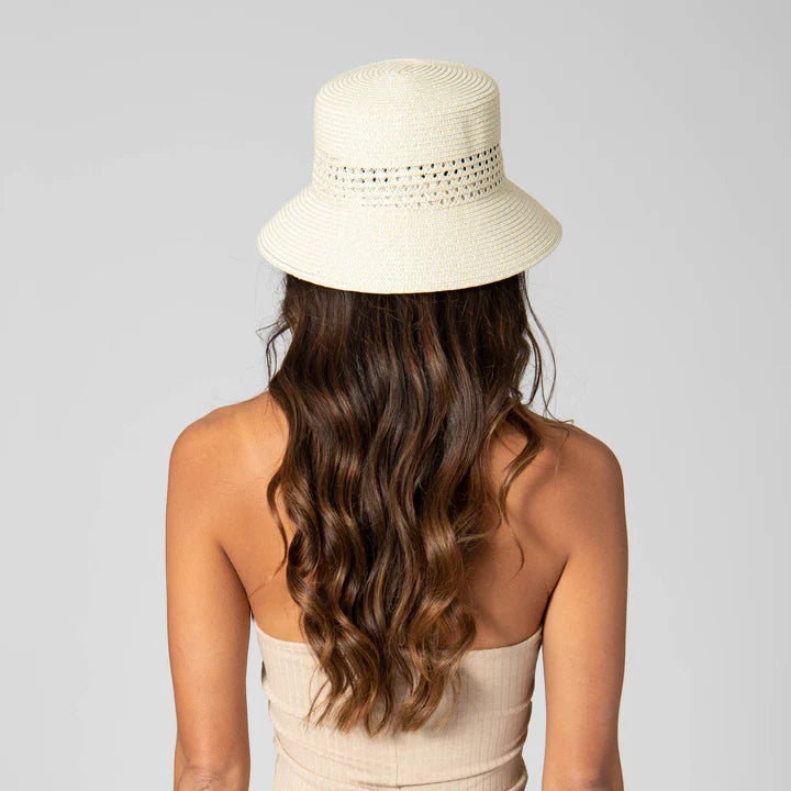 Everyday Full Sun Bucket Ultrabraid Bucket by San Diego Hat Co. in Mixed Natural