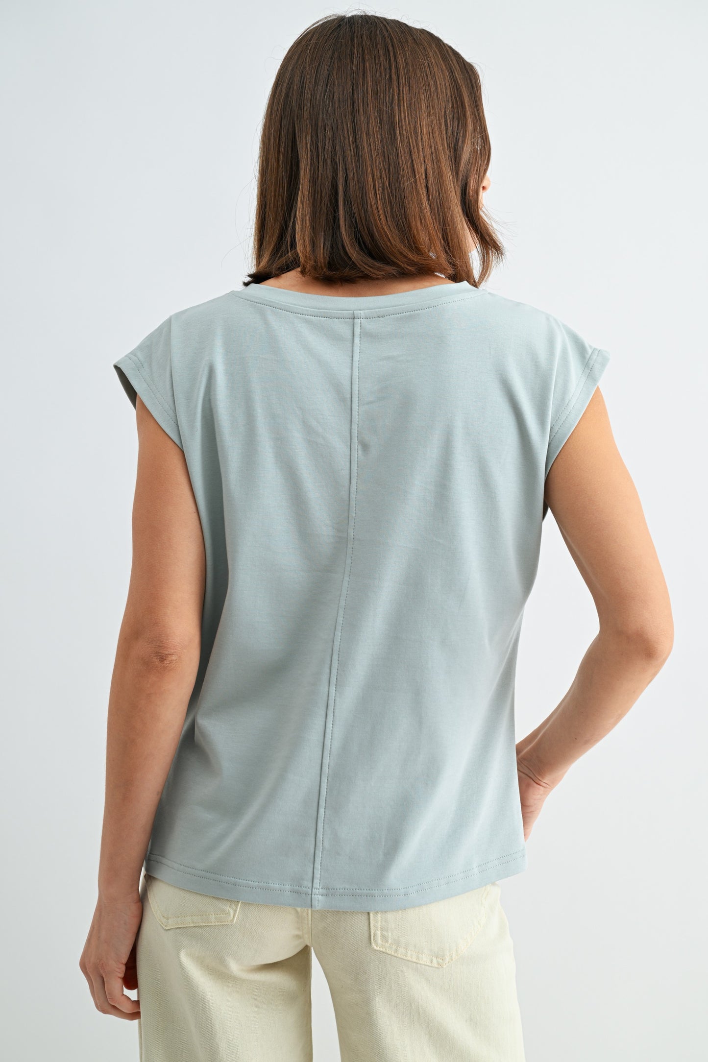 Jersey Knit Tee by Fun2Fun in Sea Green