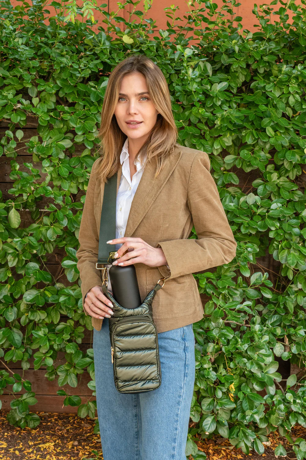 Shiny Hydrobag by WanderFull in Army Green