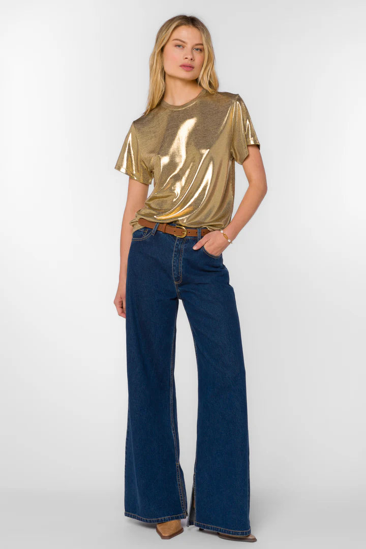 Zelda Tee by Velvet Heart in Gold