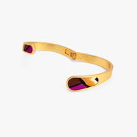 Aaliyah Bezel Hinge Cuff by Brackish