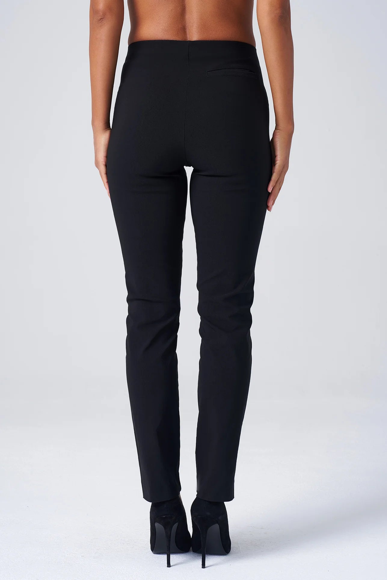 All-Season Tapered Pant by Franne Golde in Black