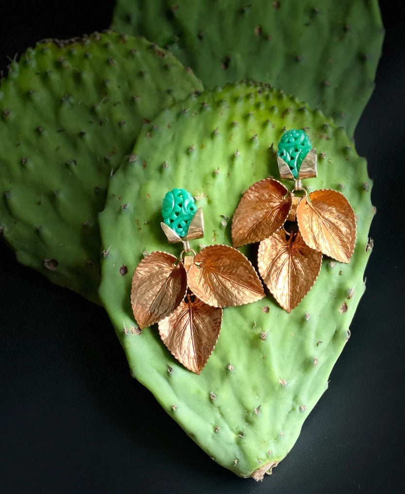 Arbor Earring by Castlecliff in Pine