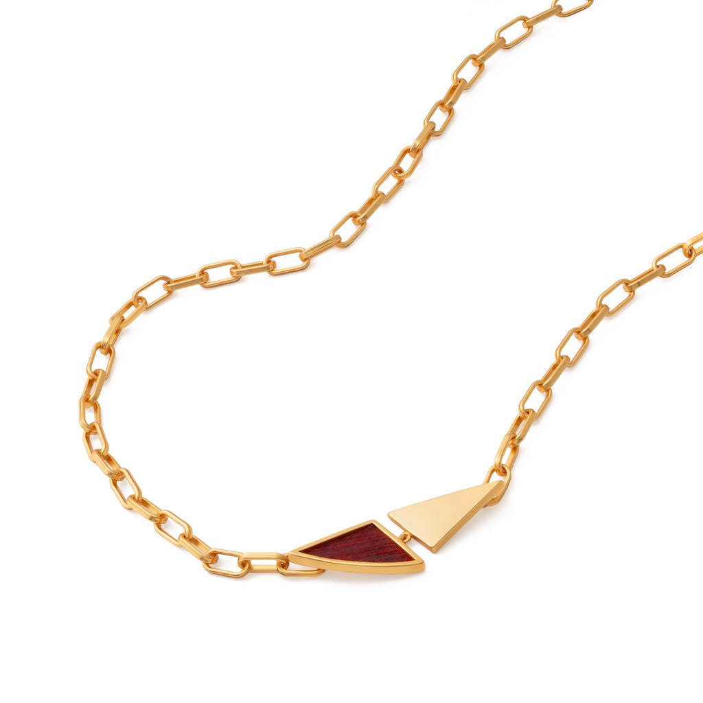 Aurora Triangle Necklace by Brackish