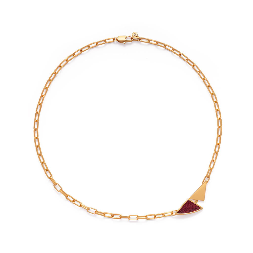 Aurora Triangle Necklace by Brackish
