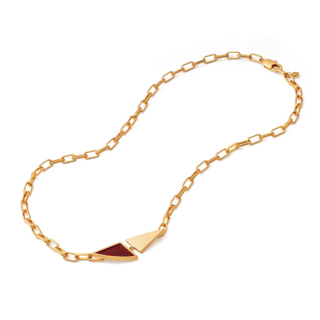 Aurora Triangle Necklace by Brackish