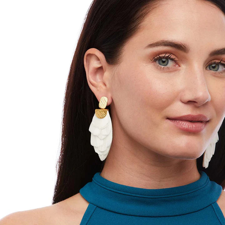Blanc Drop Earring by Brackish