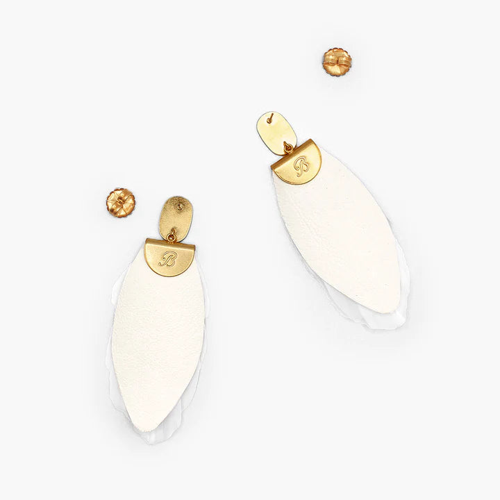 Blanc Drop Earring by Brackish