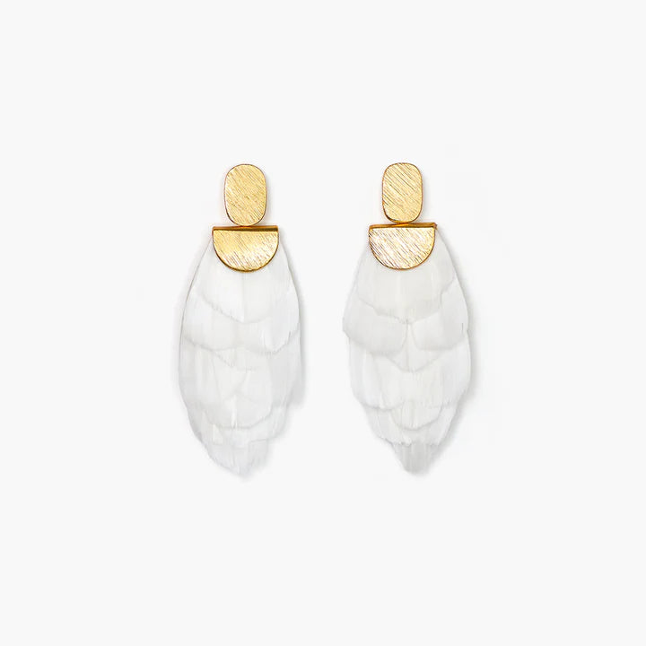 Blanc Drop Earring by Brackish
