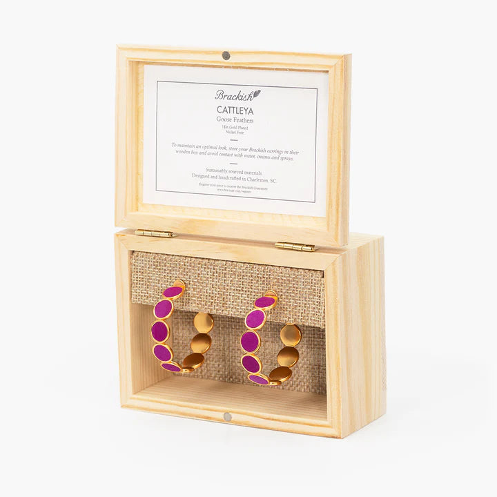 Cattleya Hoop Earring by Brackish