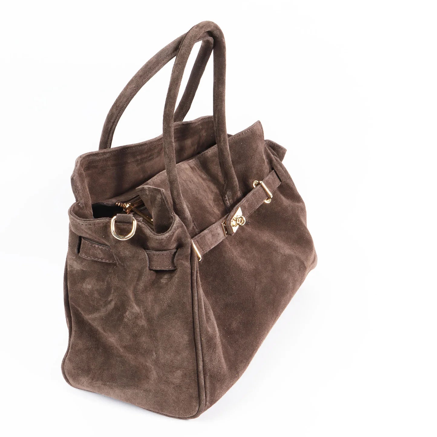 Chandra Satchel Bag by Verdipelle in Mink