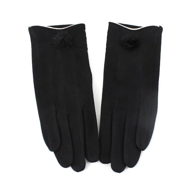 Helena Gloves by Pretty Persuasions in Black