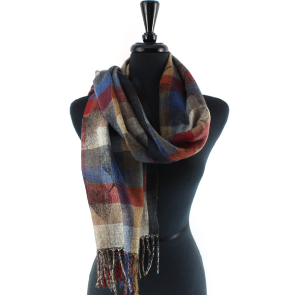 Ginkgo Scarf by Pretty Persuasions in Black