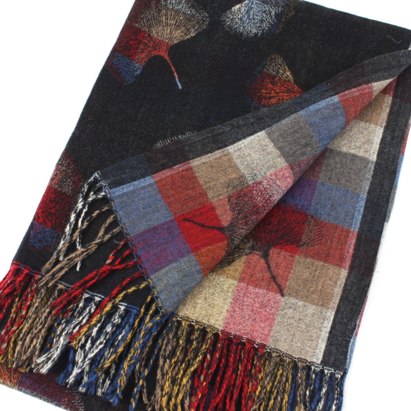 Ginkgo Scarf by Pretty Persuasions in Black