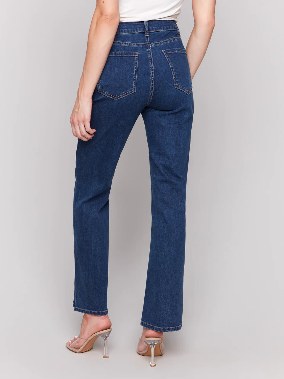 Celine Flare Leg Jeans by Charlie B in Indigo