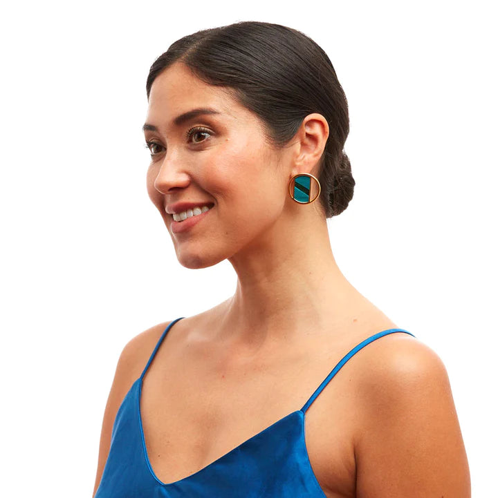 Dendrobium Circle Earring by Brackish