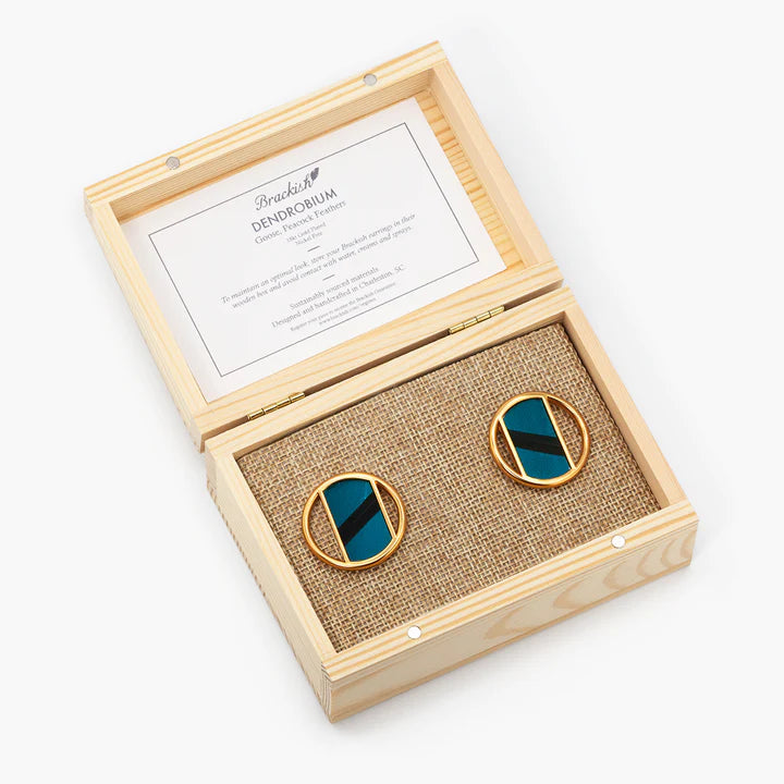 Dendrobium Circle Earring by Brackish