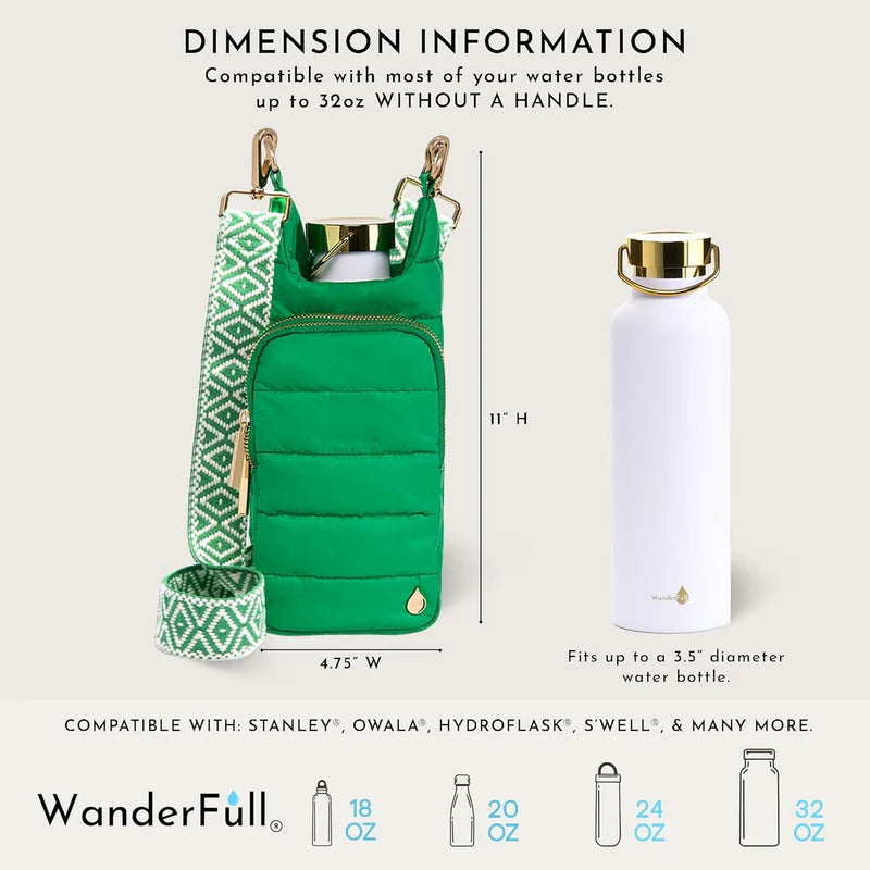Matte Hydrobag by Wanderfull in Kelly Green