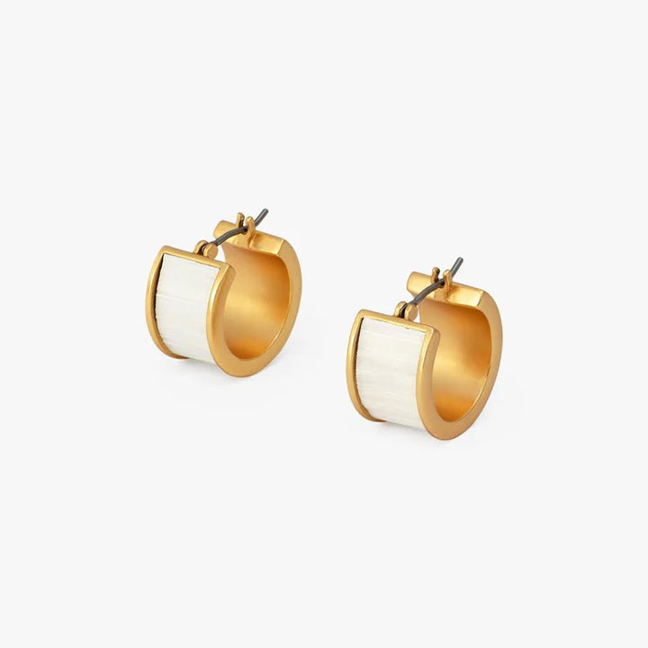 Dunore Two Piece Hoop by Brackish in Gold
