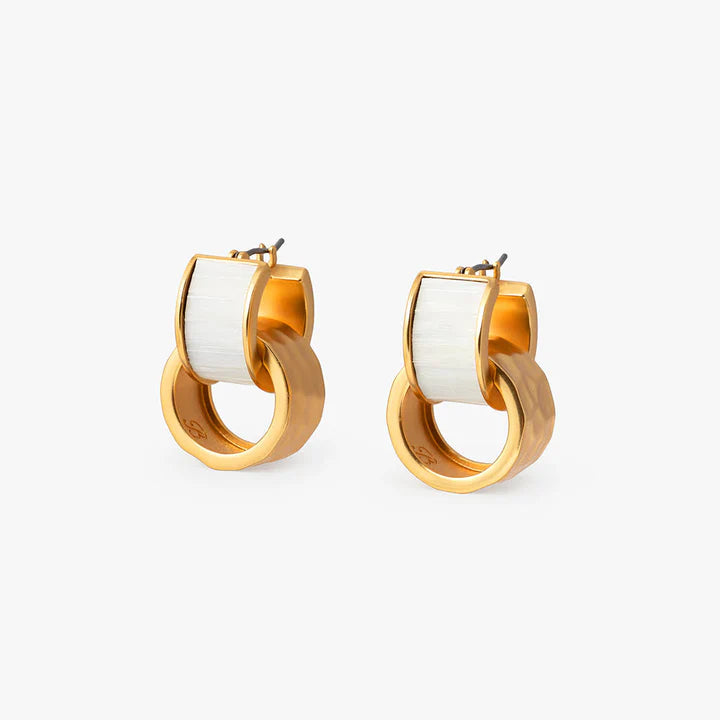 Dunore Two Piece Hoop by Brackish in Gold