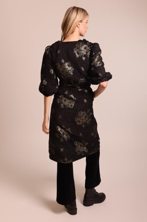 Duster Coat by Traffic People in Black