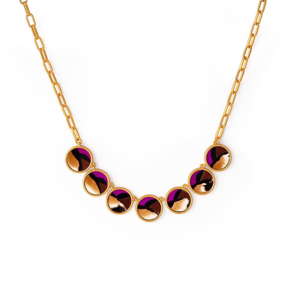 Ella Multi Bezel Necklace by Brackish