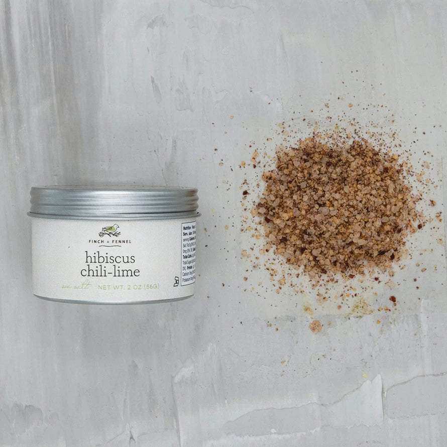 Hibiscus Chili-Lime Salt by Finch & Fennel