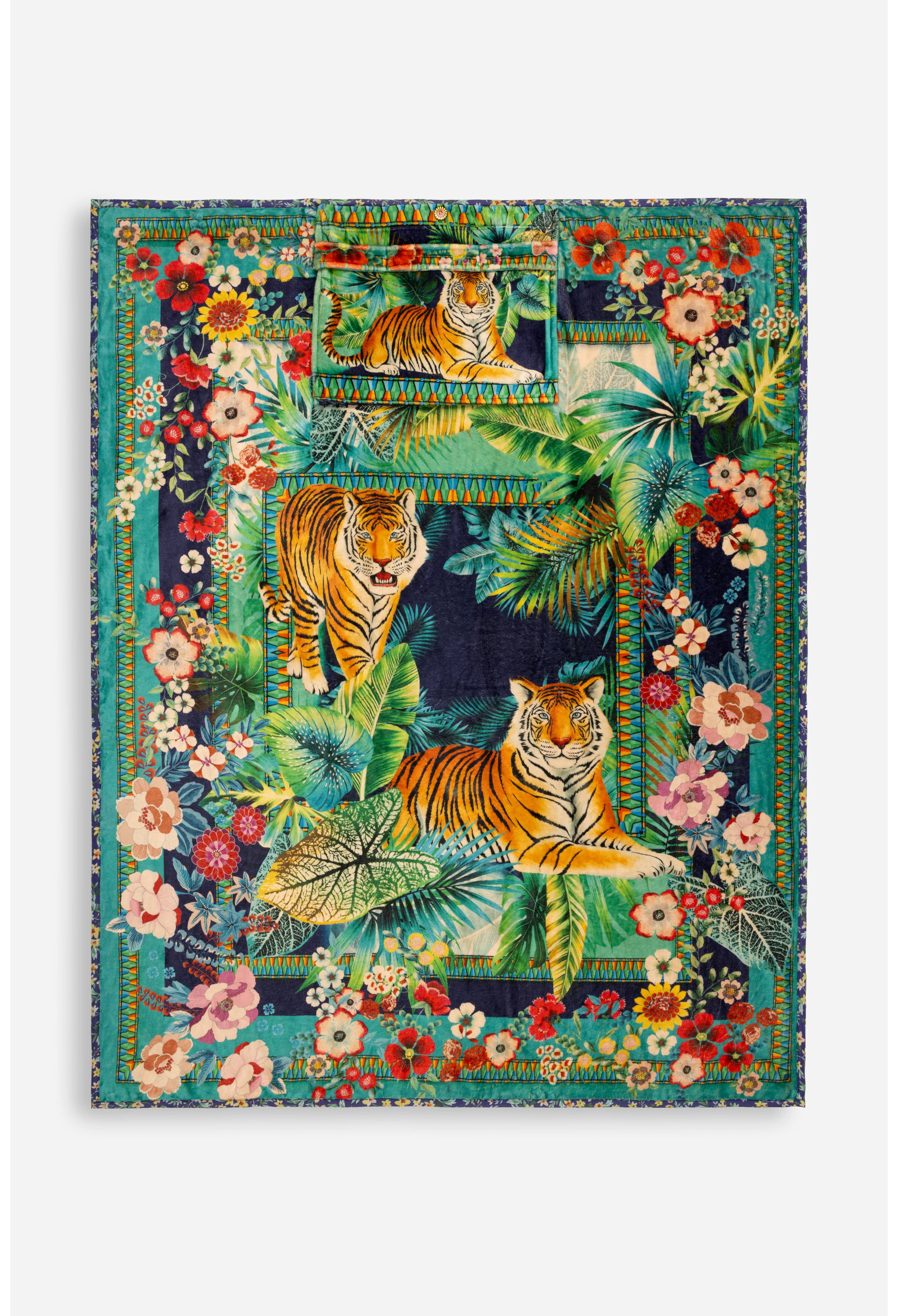 Tigres Travel Blanket by Johnny Was Meadowlark
