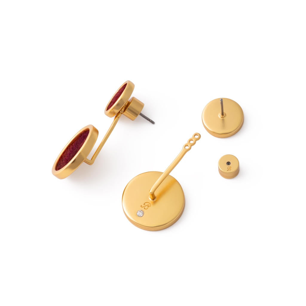 Isla Bezel Jacket Earring by Brackish