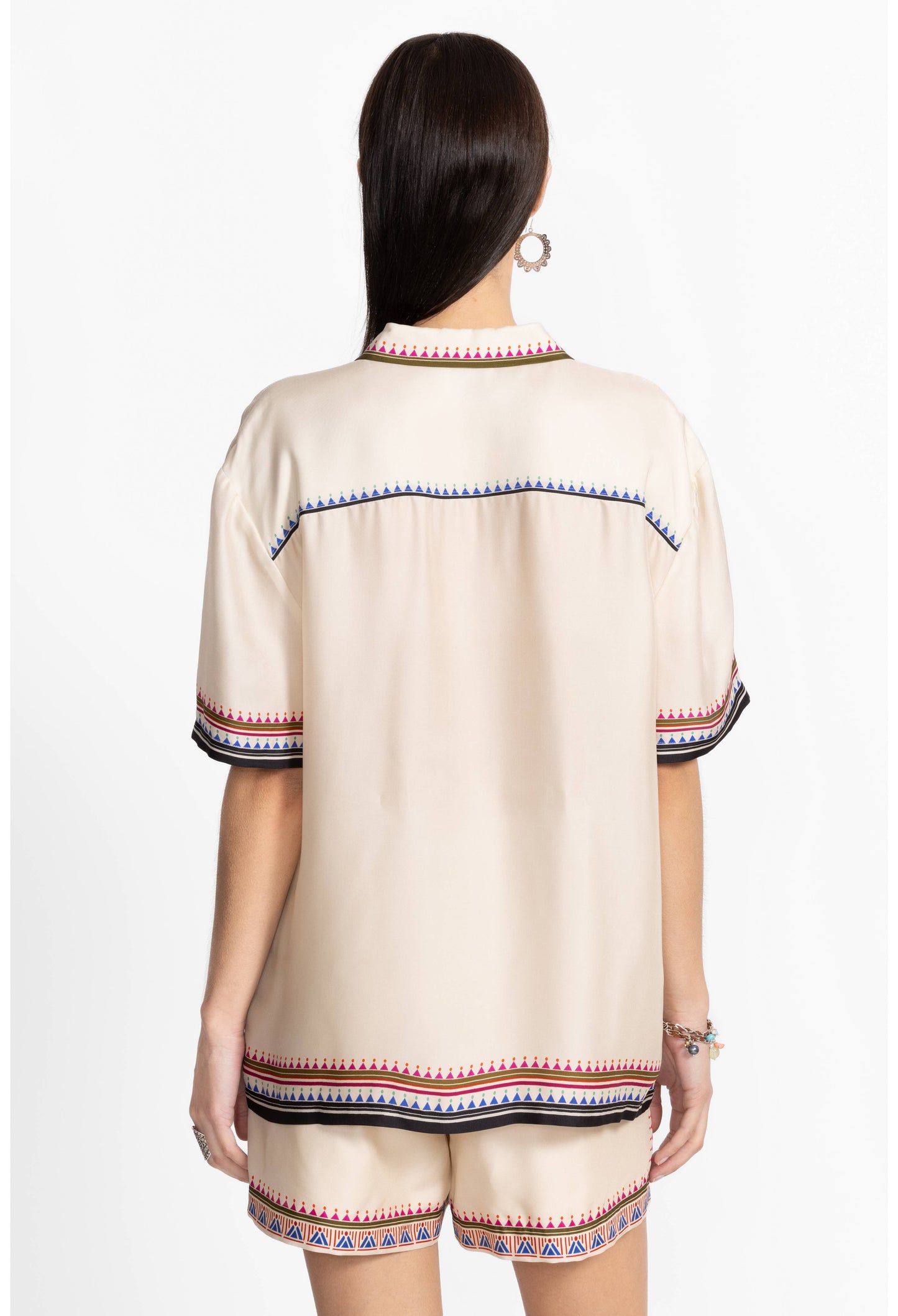 Ophelia Camp Shirt by Johnny Was in Willah