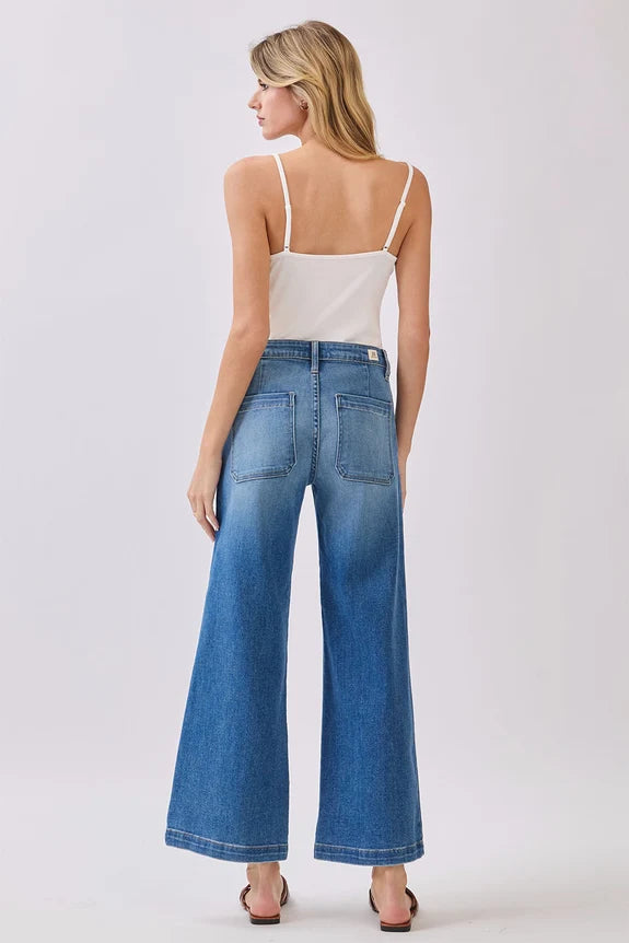 Genoa Slant Pocket Crop Jean By Letter to Juliet in Medium