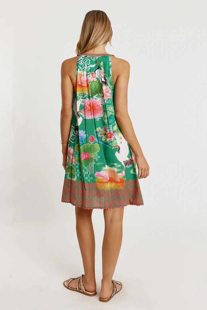 Akiko Sundress by Lula Life in Sea