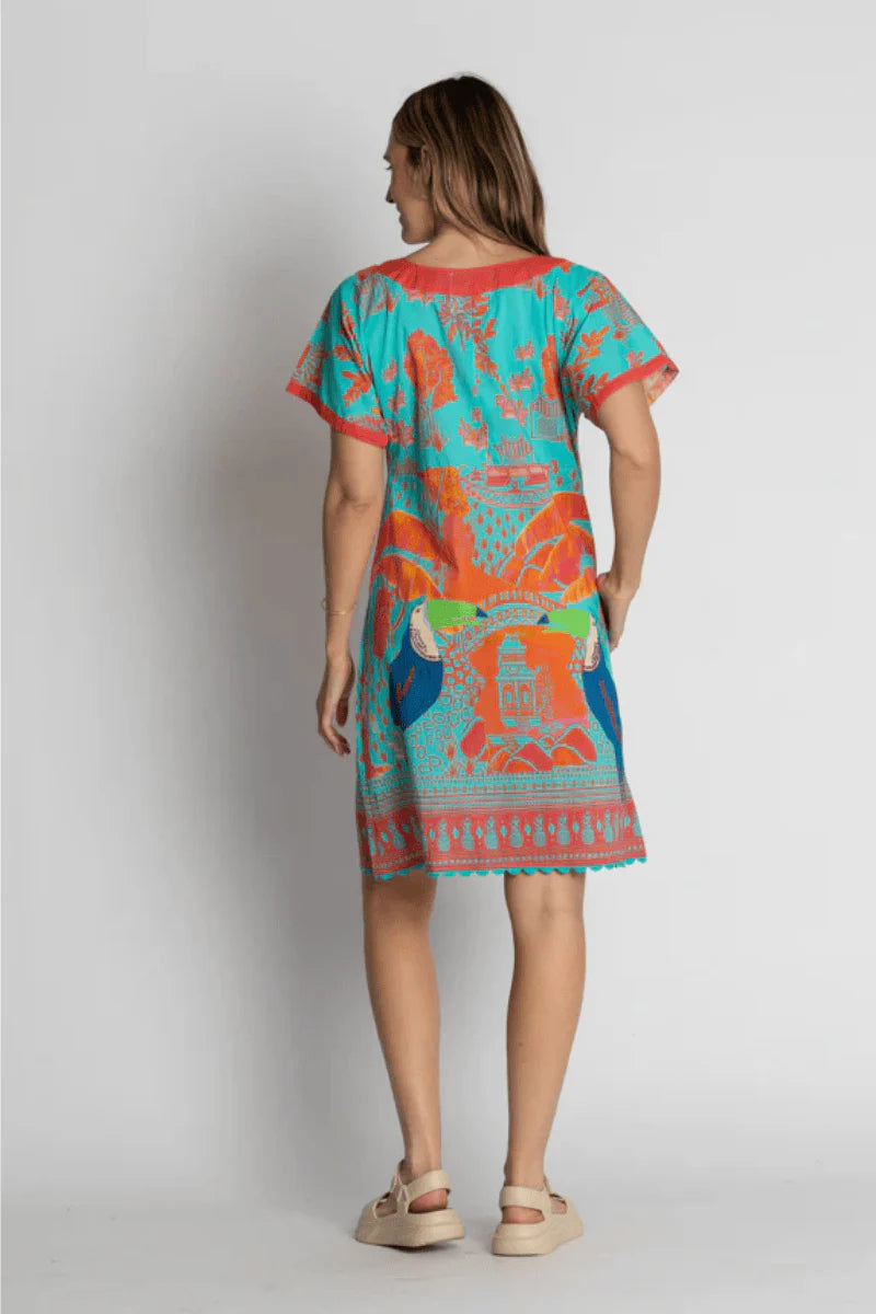 Marquita Dress by Lula Life in Lagoon