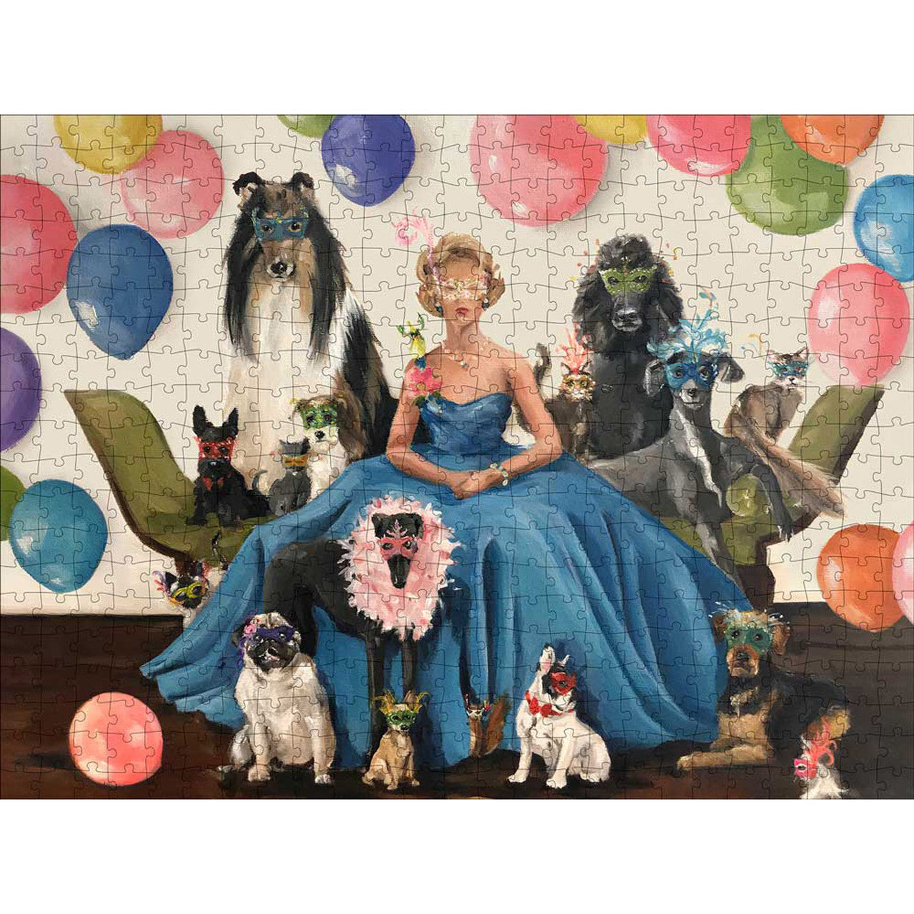 Masquerade Puzzle by Greenbox Art