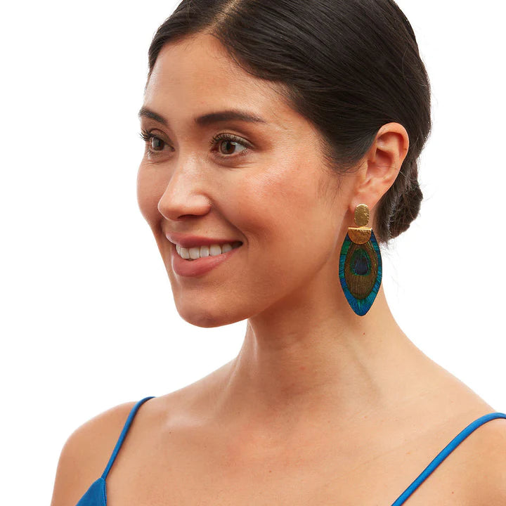Niko Blue Drop Earring by Brackish