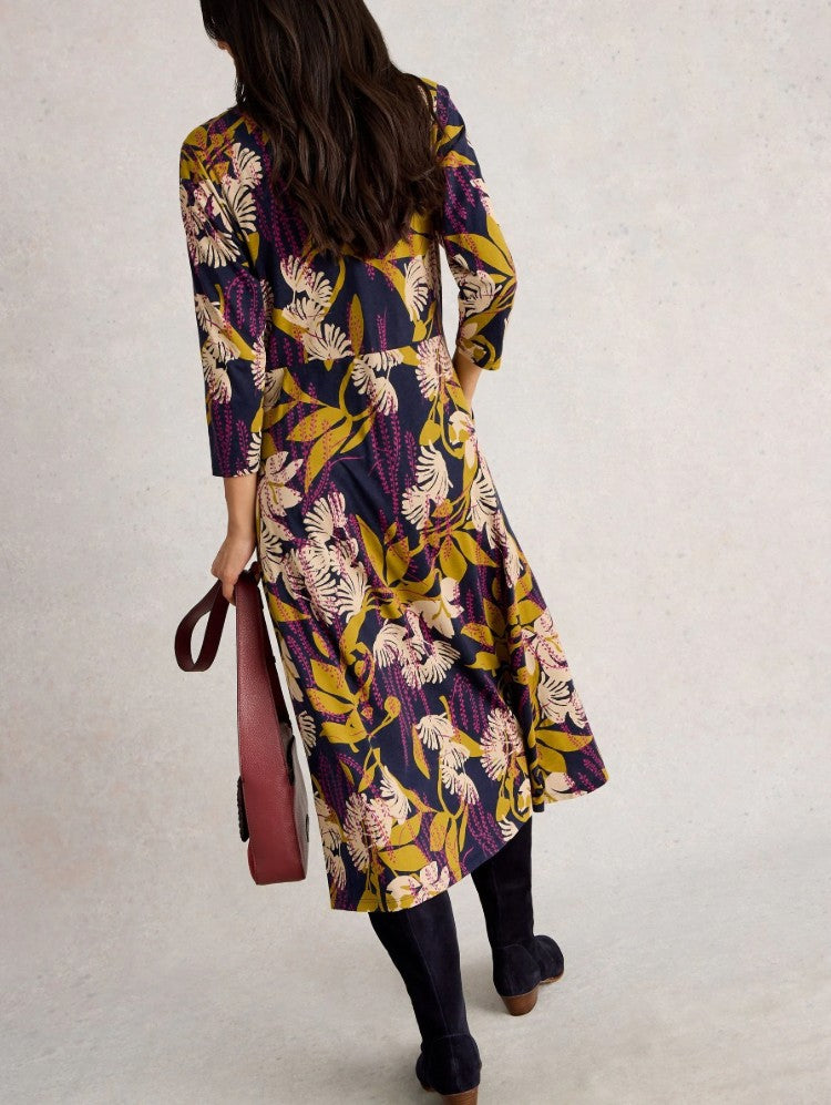 Rua Jersey Shirt Dress by White Stuff in Navy