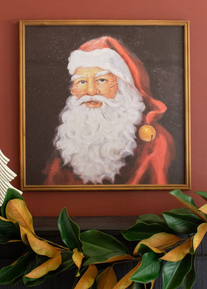 Framed Santa Print by Kalalou