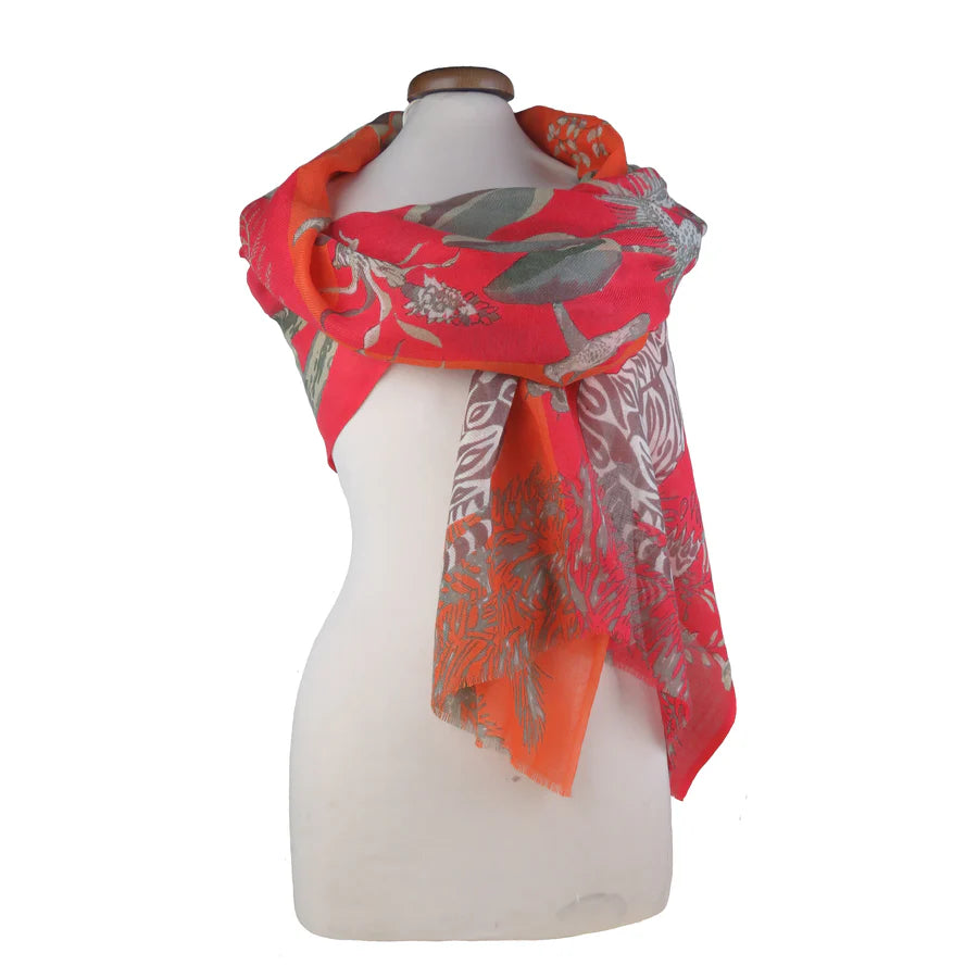 Safari Wool Stole by Supplement d'AM in Safari Orange