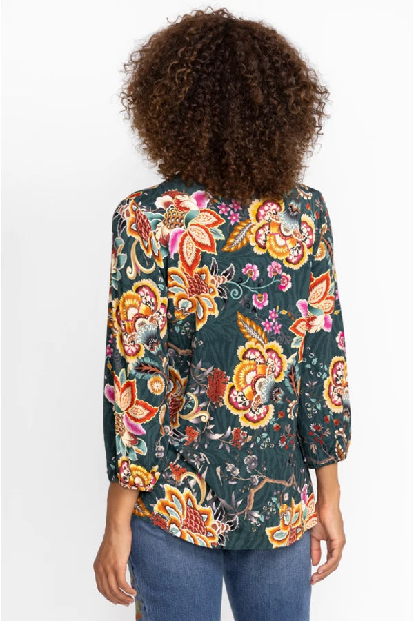 Orizaba Puff Sleeve Top by Johnny Was