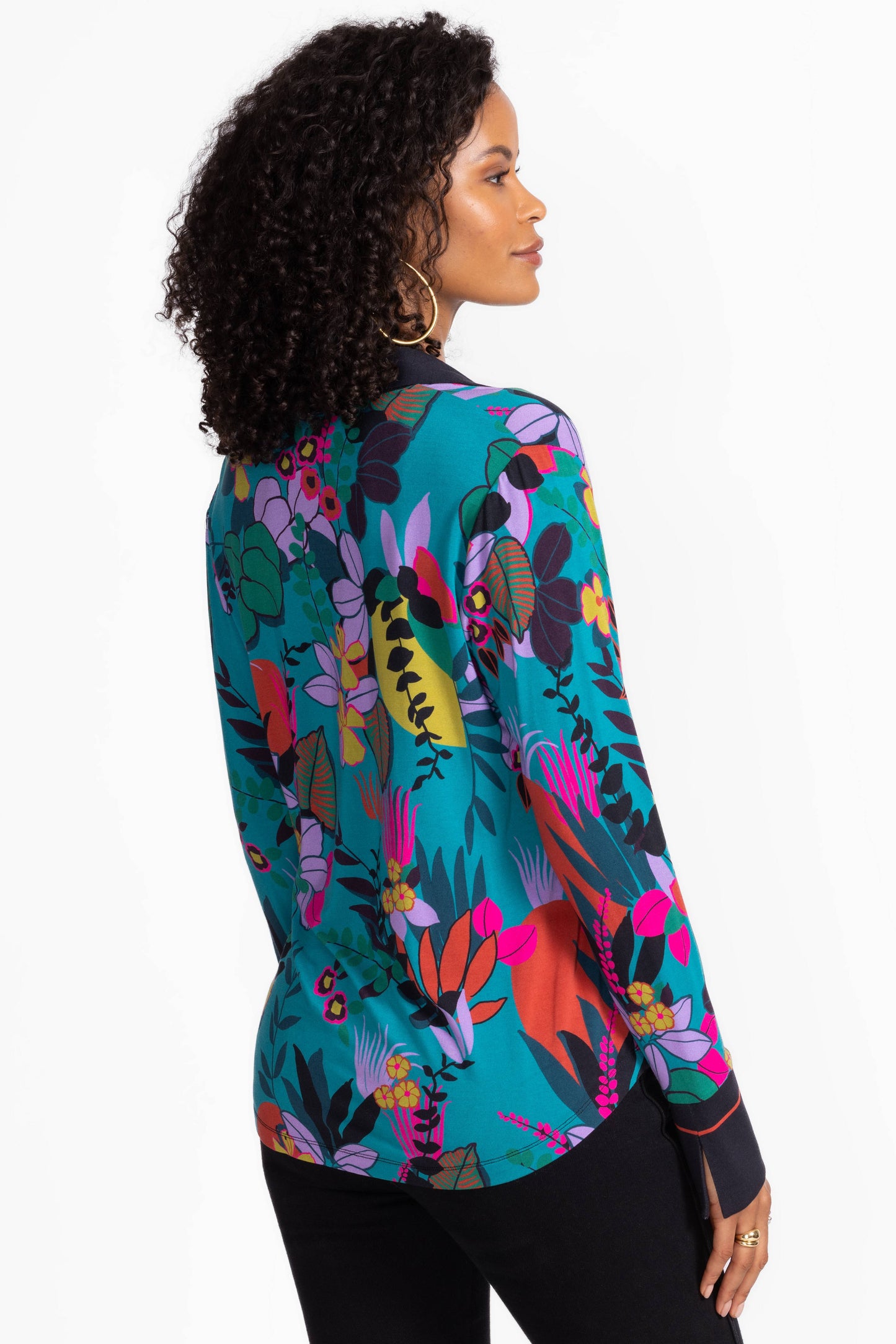 The Janie Favorite Button Front Shirt by Johnny Was in House of Flores