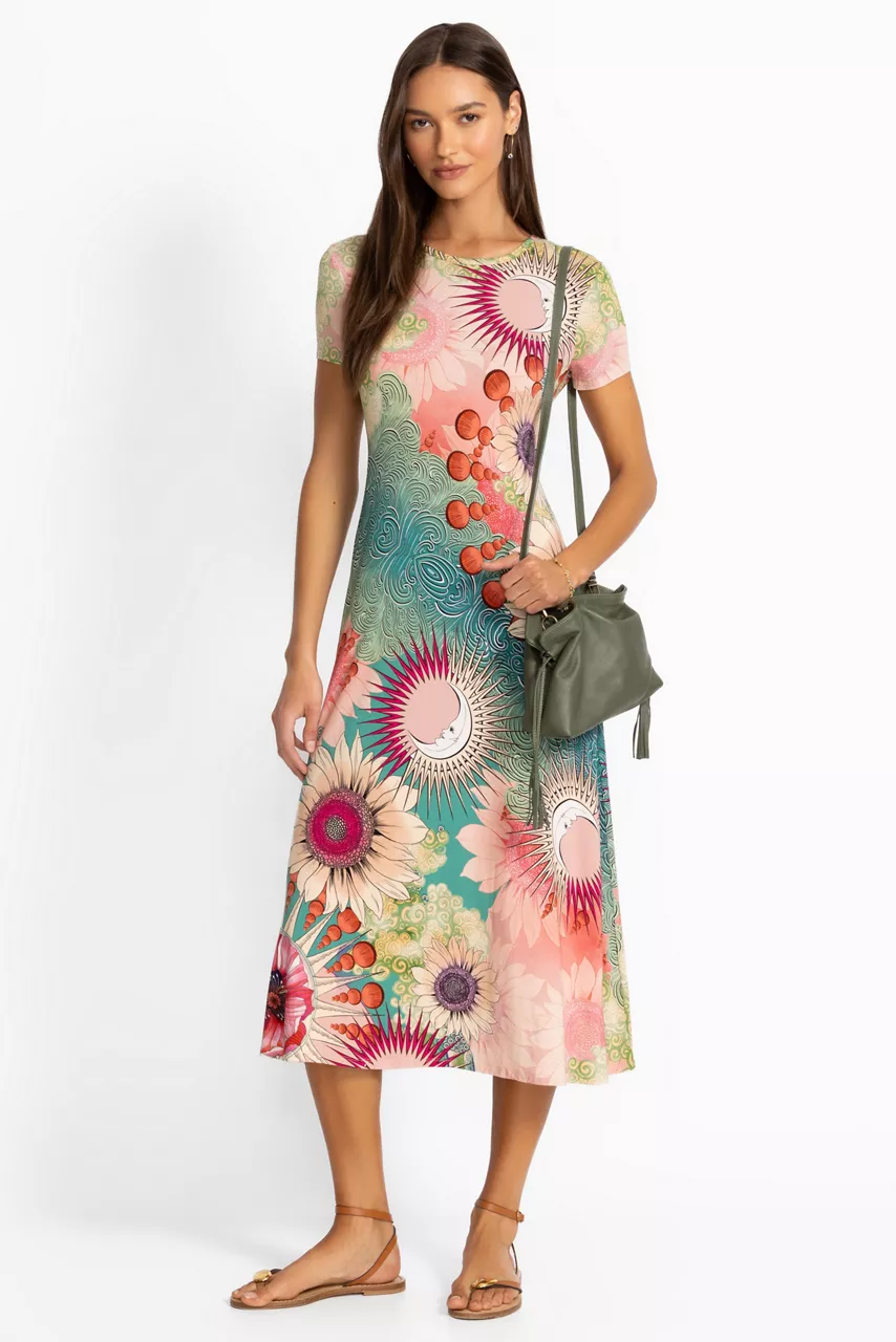 The Janie Favorite Cap Sleeve Dress by Johnny Was in Emily
