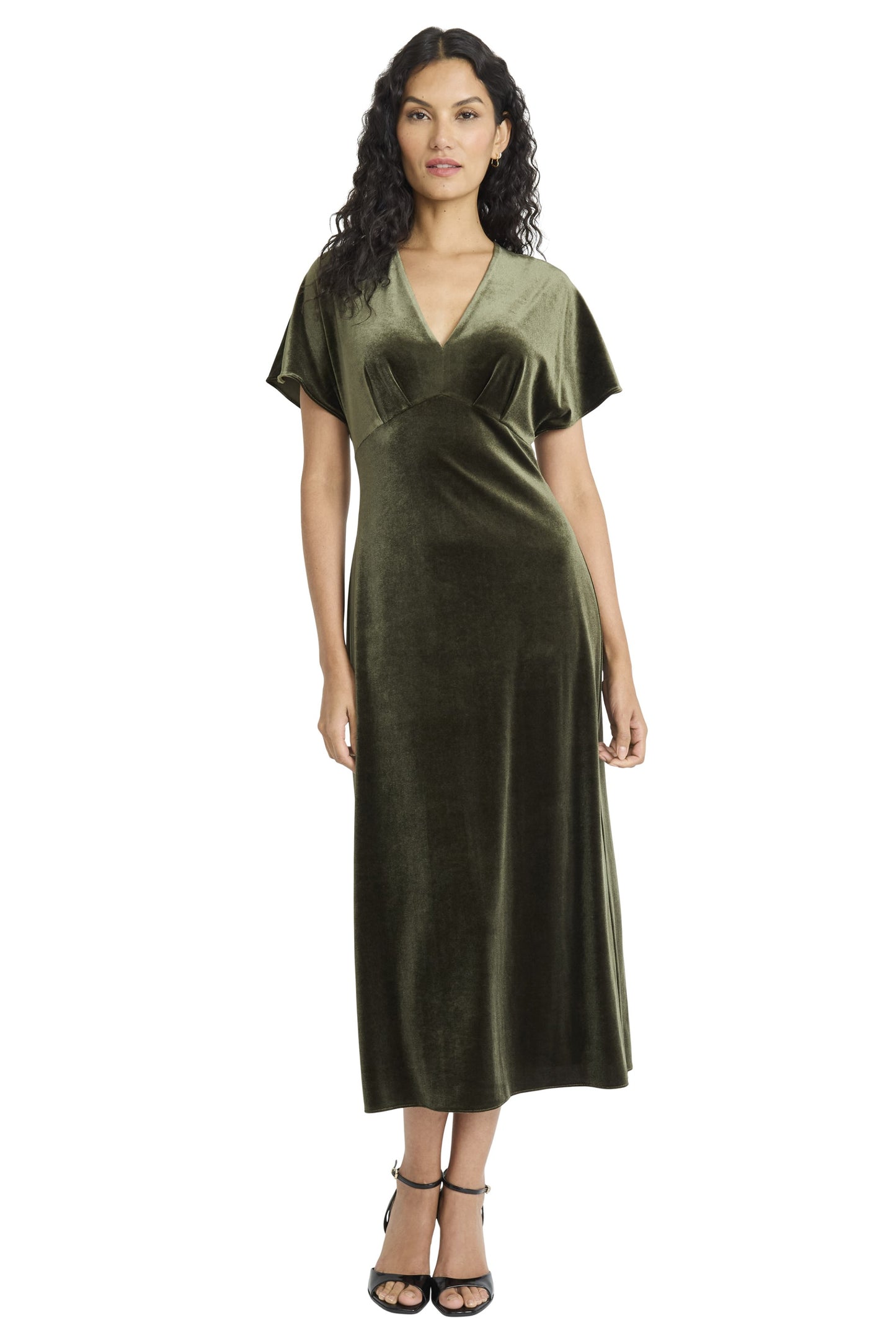 Velvet Dress by Maggy London in Rosin