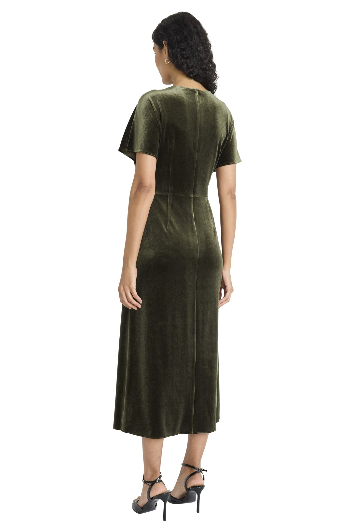 Velvet Dress by Maggy London in Rosin