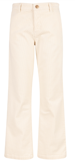 Kelsey Ankle Flare Corduroy Jeans by Kut from the Kloth in Ivory