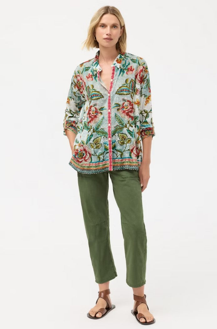 The Audrey Button Up Shirt by Johnny Was in Gillian